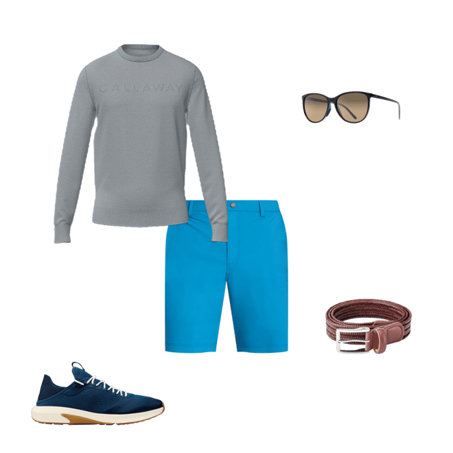 Callaway Men's Legacy Collection Logo Crew Neck Golf Sweater