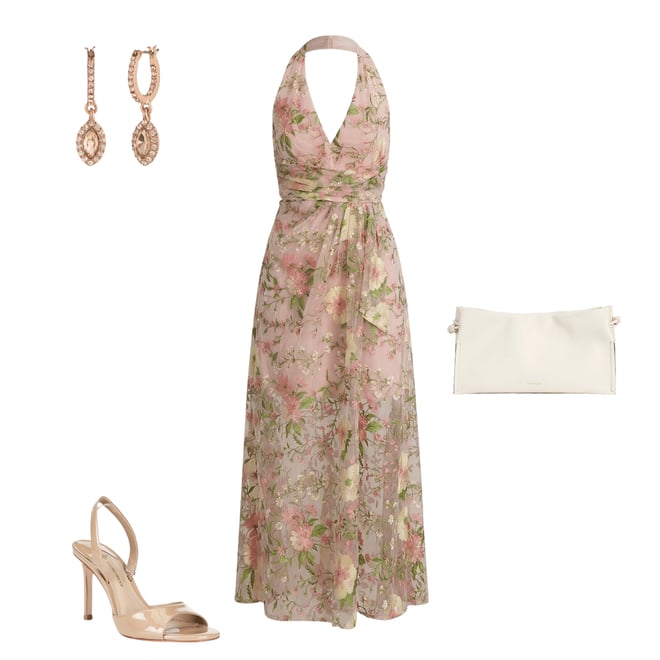 siena embroidered dress Verb by Pallavi Singhee - Siena Embroidered Dress