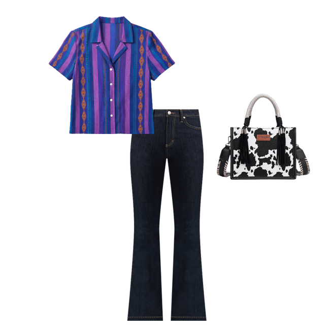 Lainey Wilson x Wrangler Jacquard Camp Shirt | TOPS | Wrangler®