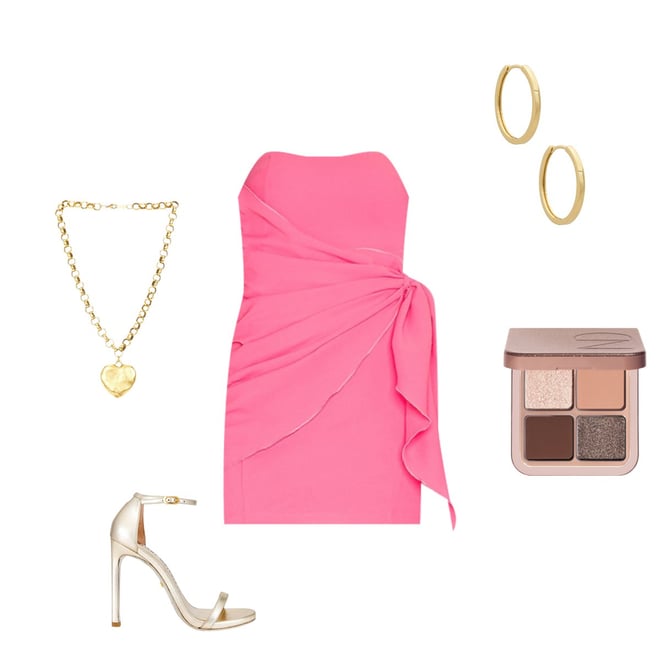 superdown Andria Strapless Mini Dress in Pink | REVOLVE