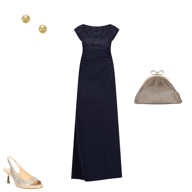 sachin and babi light blue dress Alex Evenings main image 1