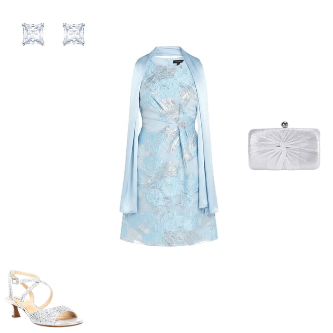 elliatt blue mini dress DUNIA EARRING