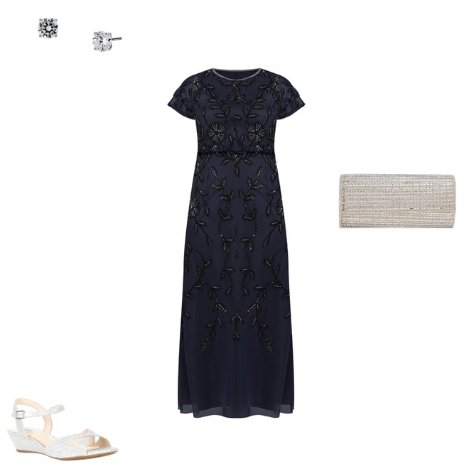 adrianna papell plus size beaded cocktail dress Adrianna Papell Beaded Sophia Cocktail Dress Size 6 Champagne Flapper –  Primadonna Culture main image 0