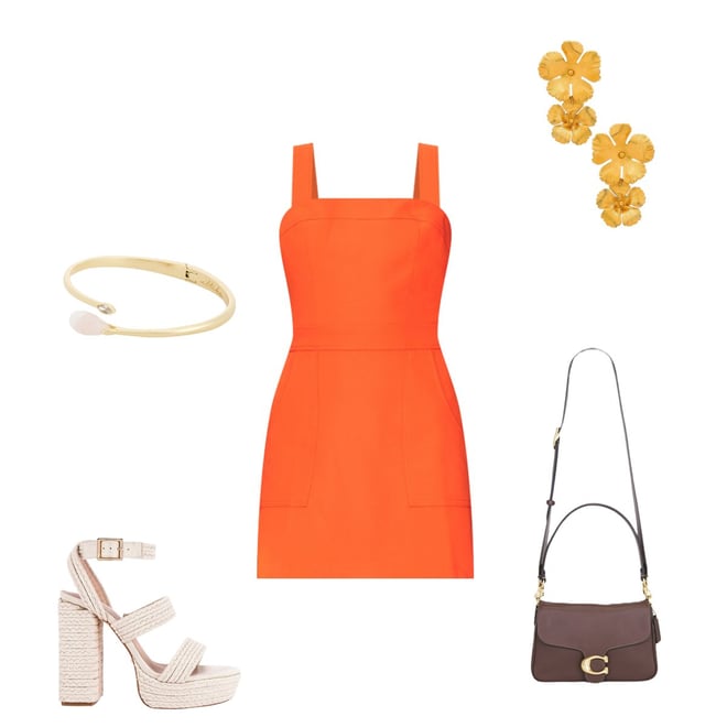 Amanda Uprichard x REVOLVE Ace Dress in Mandarin | REVOLVE