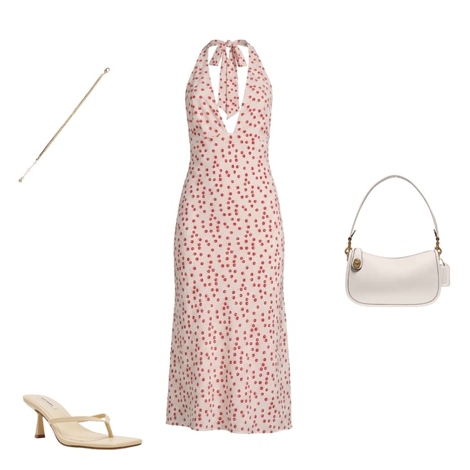 floral midi dress spaghetti strap Mint Floral Print Lace Trim Corset Style Midi Dress