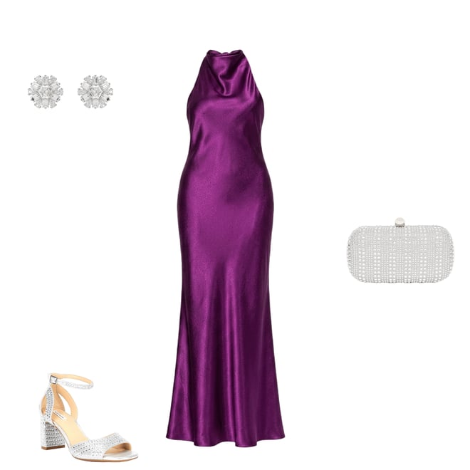 how to make a dress that is too small fit Betsy & Adam Ruffle Prom Dress A25047 main image 0