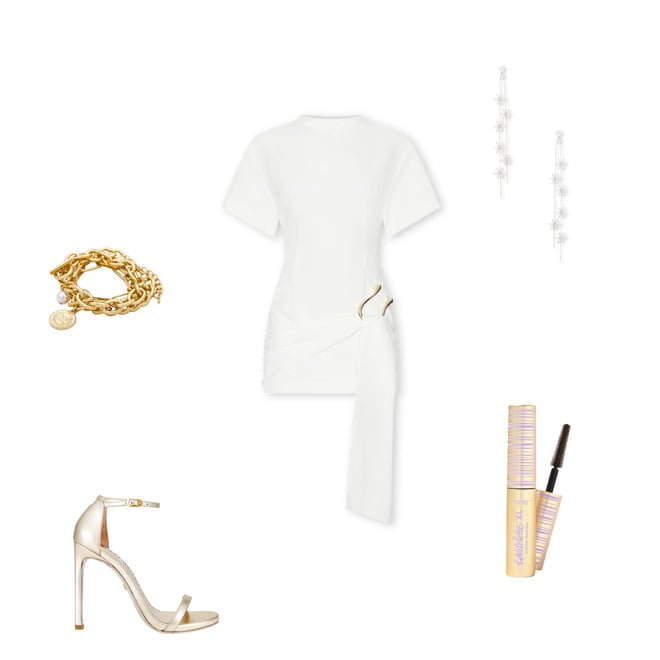 slim fit dress slacks The Midnight Mini Dress | Lioness | Butter Yellow main image 0