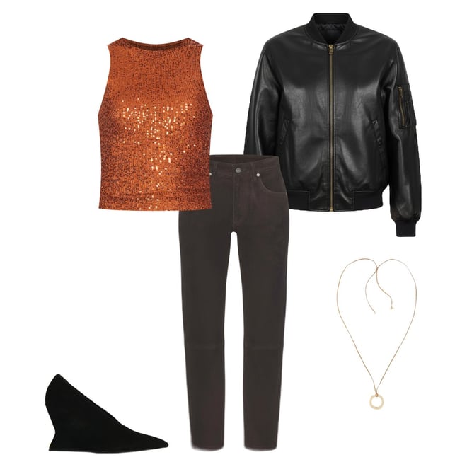 superdown Maja Top in Rust | REVOLVE