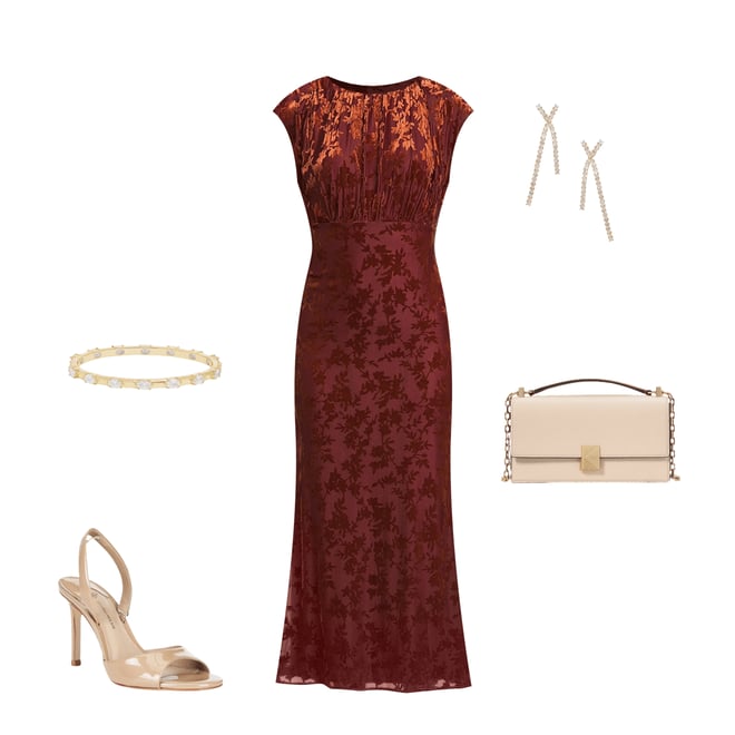 open lace back dress Badgley Mischka Strapless Party Dress Purple Black Red Velvet Shift NW –  Style & Salvage main image 1