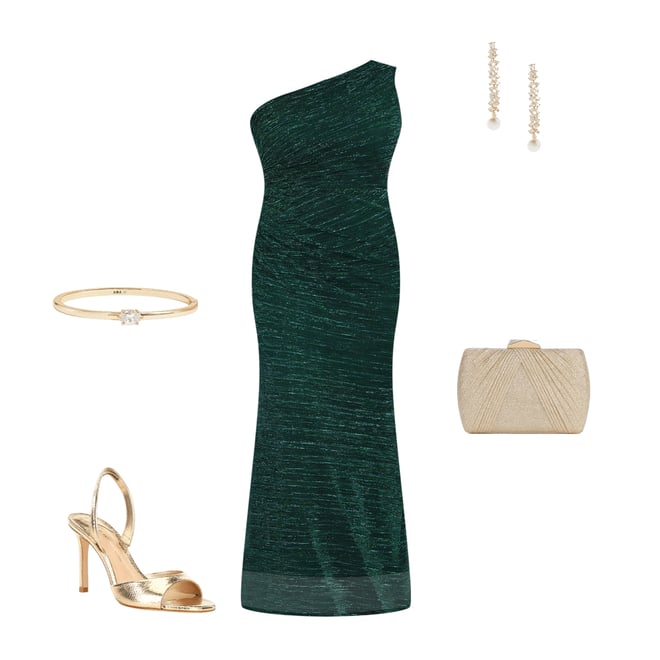 Landry Pleated Lurex Tweed Minaudiere Clutch | Dillard's