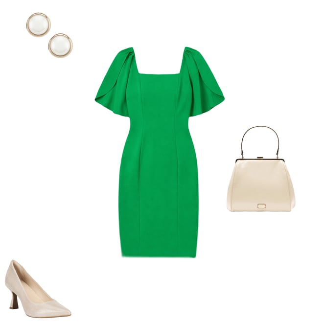 fanm mon green dress RIXO Amoria Leather Bag Green main image 1