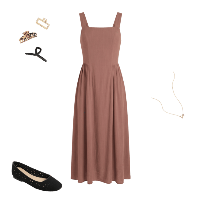 Bare Tank Drop Waist Midi Dress | maurices