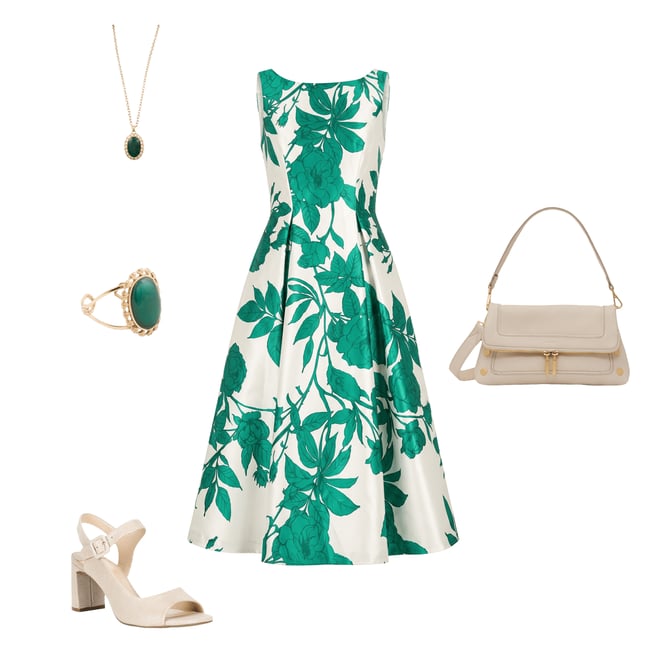 adrianna papell sleeveless fit and flare dress Black Sleeveless Mikado Fit And Flare Midi Dress With V-Back main image 0