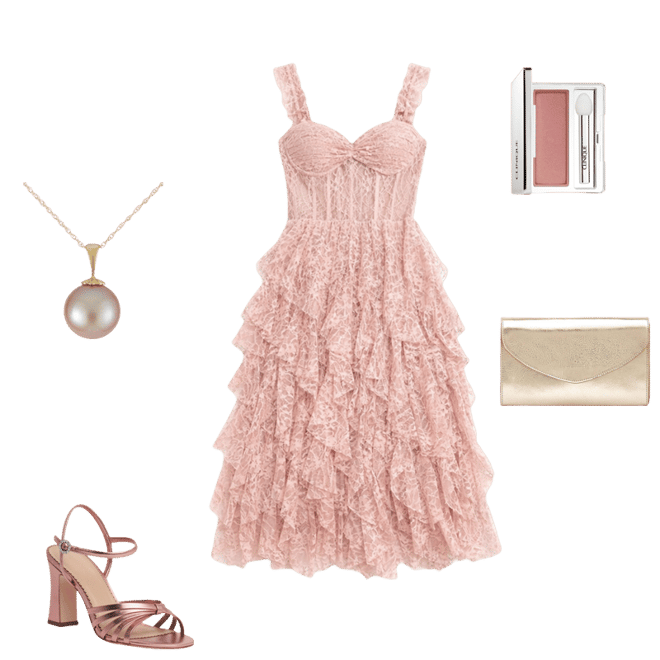white christmas dresses Midi Wedding-Guest Dress with Shoulder Ties Burgundy / 8 main image 1