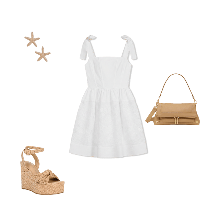 candace corset mini dress En Saison Candace Embroidered Square Neck Sleeveless A-Line Corset Mini  Dress