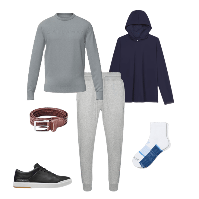 Callaway Men's Legacy Collection Logo Crew Neck Golf Sweater