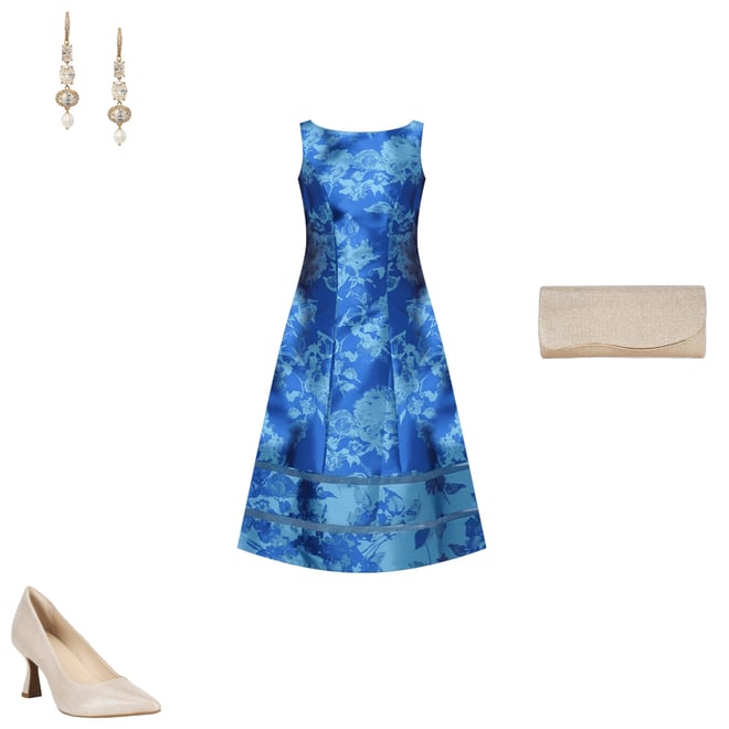 Adrianna Papell Plus Size Boat Neck Sleeveless Metallic Jacquard Fit and  Flare Midi Dress | Dillard's