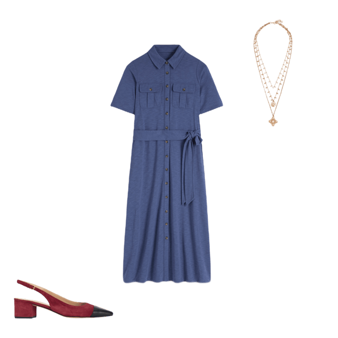 blue dress fashion Shop the Vera Two-Way Mini Dress in Dusty Blue main image 1