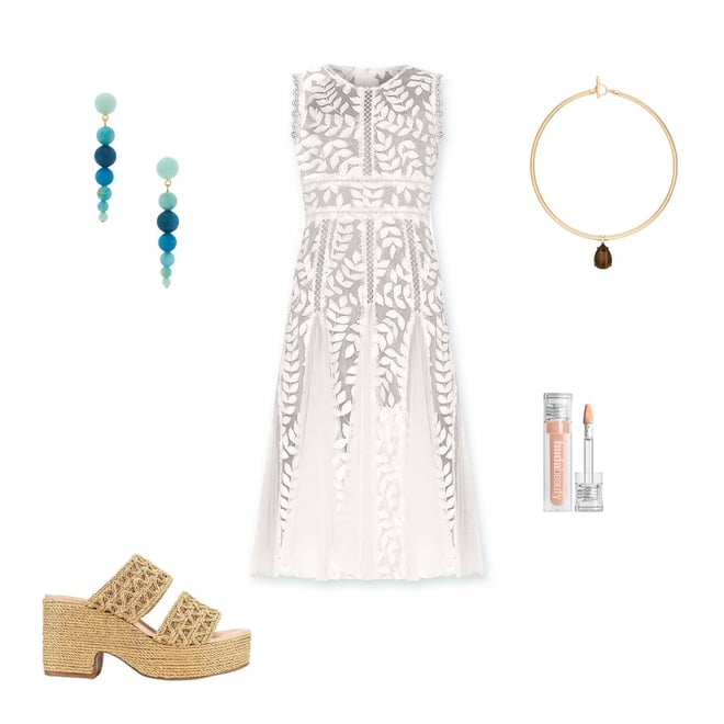 Bronx and Banco Vestido Midi Saba Blanc in White | REVOLVE