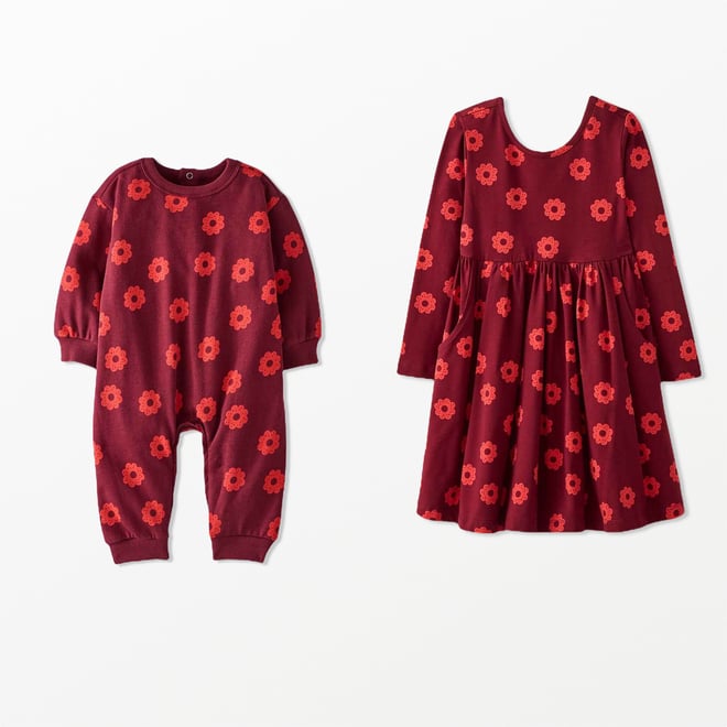 Baby Holiday Oversized French Terry Romper | Hanna Andersson