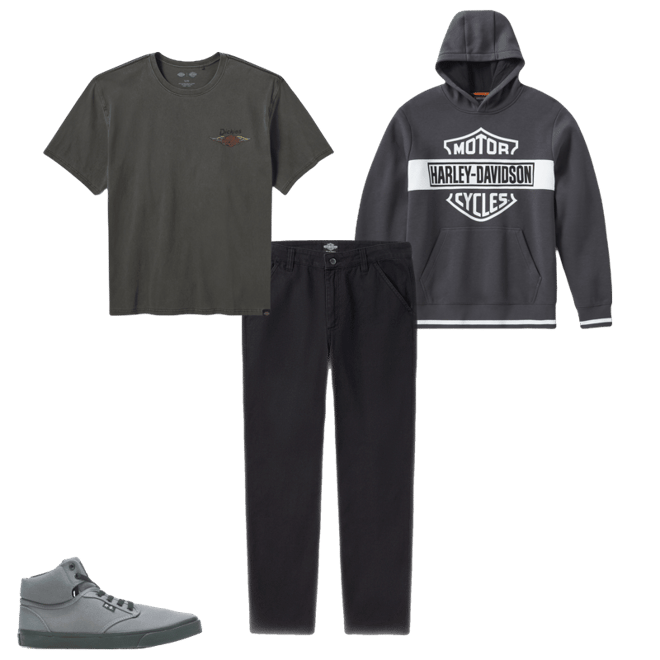 Men's H-D Essential Bar & Shield Hoodie | Harley-Davidson USA