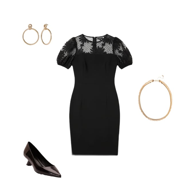 premier amour short sleeve sheath dress Premier Amour Black Sheath Dress Size 12 Short Sleeve Cowl Neck Zip  Scalloped H