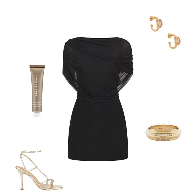 bailey mini dress in black Bailey Mini Dress in Black  Ninety Percent