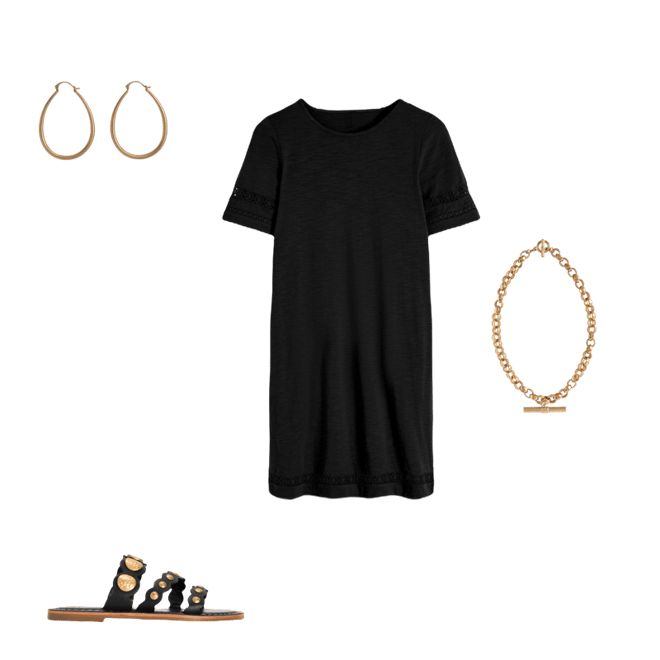 black t shirt dress outfit ideas Black Dress And Dress With Sneakers Ideas Black Sweater Dress With  Sneakers- Outfit Ideas- NeutrallyAshlan