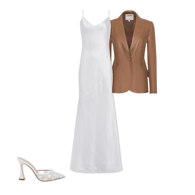 l'agence serita silk slip dress Serita Dress by L'agence