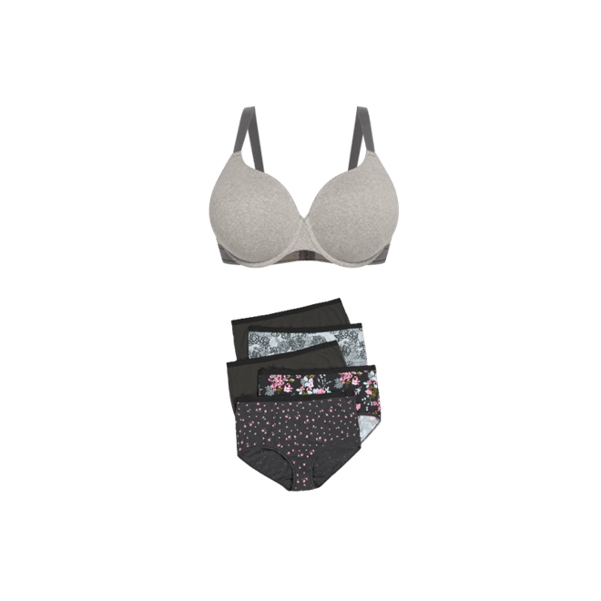 Cotton Full Brief Panty - 5-Pack | LaneBryant