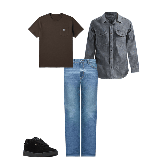 なおちゃん専用Lee70年代サイズ36x34 Men's Lee 101 70s Denim Overshirt | Shirts | Lee®