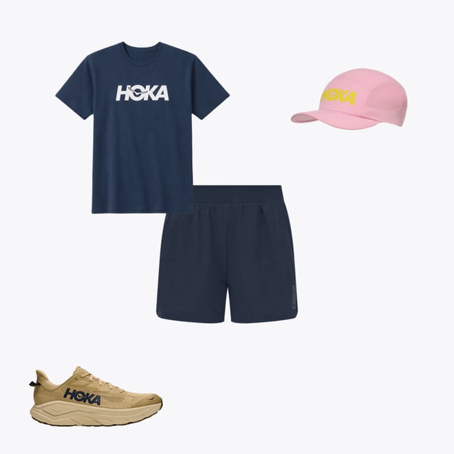 HOKA ONE ONE®(ホカ オネオネ™ ) JACQUARD TEE HOKA ONE ONE® Core Logo CTN SS Tee for Men | HOKA ONE ONE®