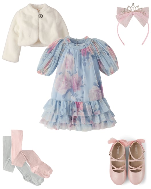 3rd bundle featuring 4 items which compliment Girls Bow Tiara Headband