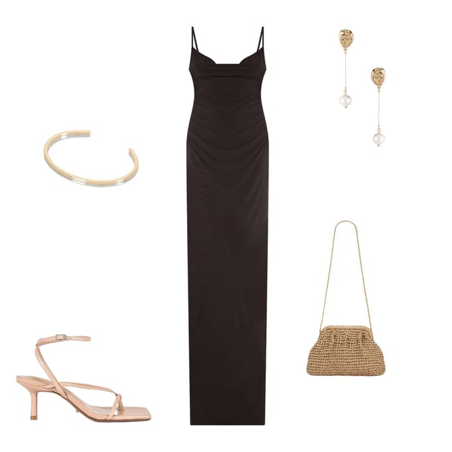 Katie May Surreal Gown in Black