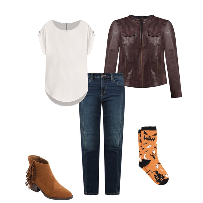 Delton Zipper Back Blouse