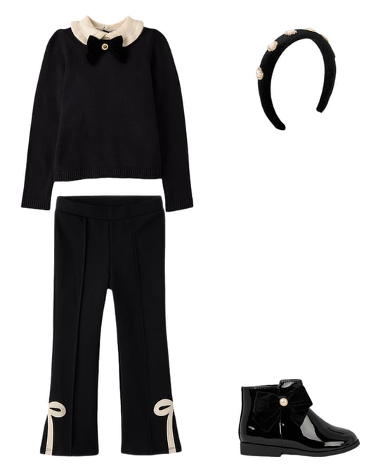 9th bundle featuring 3 items which compliment Girls Bow Booties