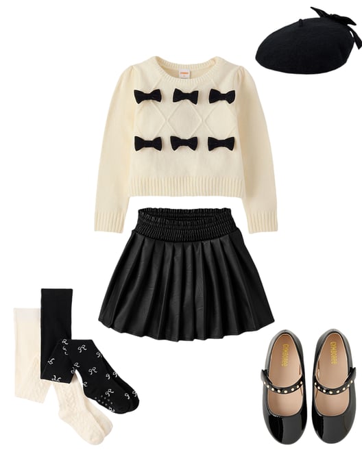 4th bundle featuring 4 items which compliment Girls Bow Sweater