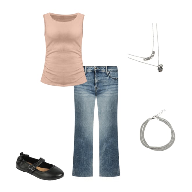 Smokey Faux Quartz Layered Necklace