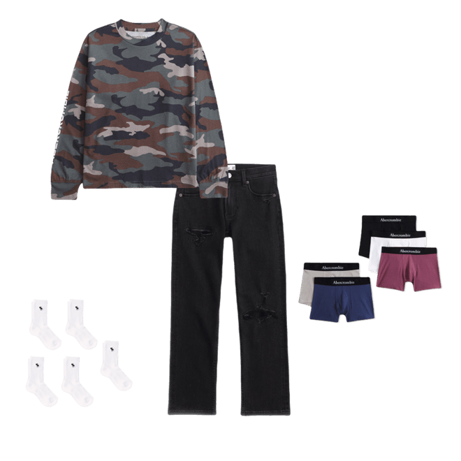 long-sleeve graphic logo tee