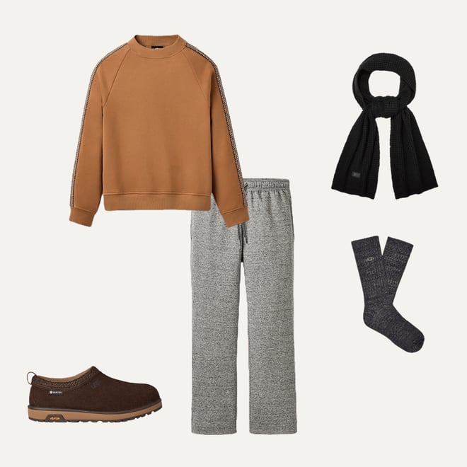 Men's Trey Rib Knit Slouchy Crew