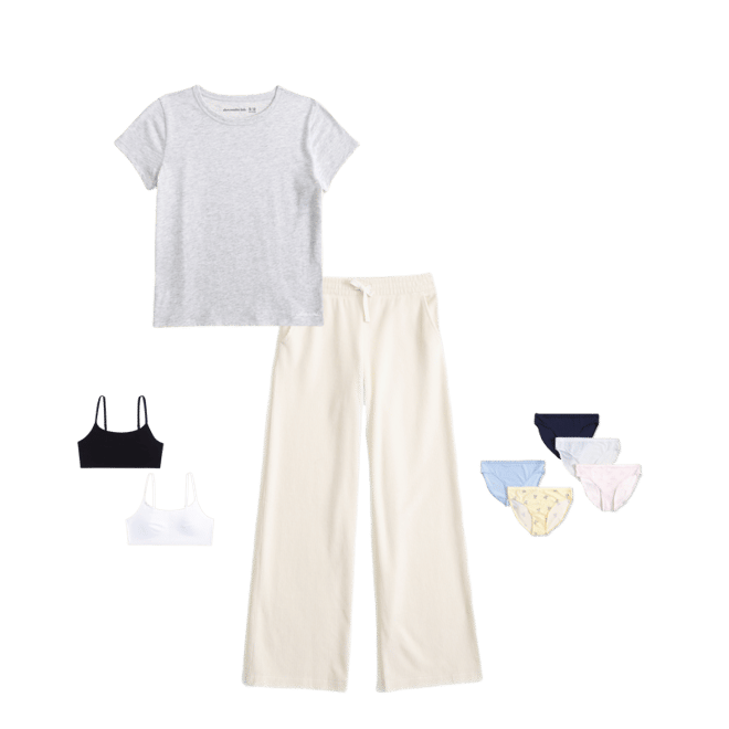 low rise baggy pull-on pants