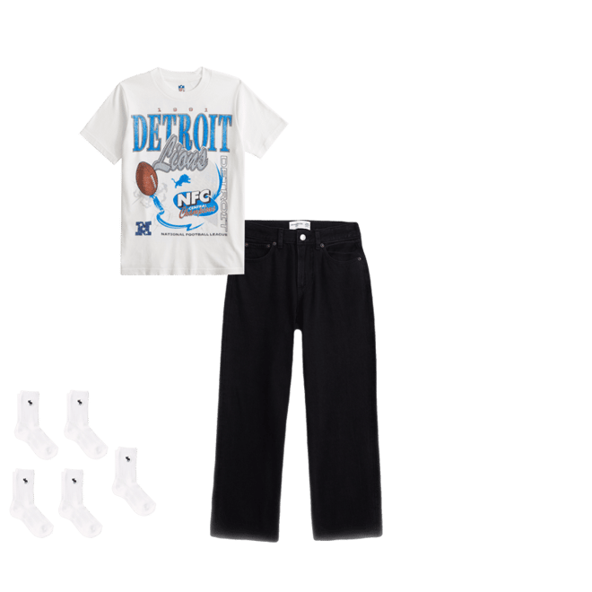 detroit lions graphic tee