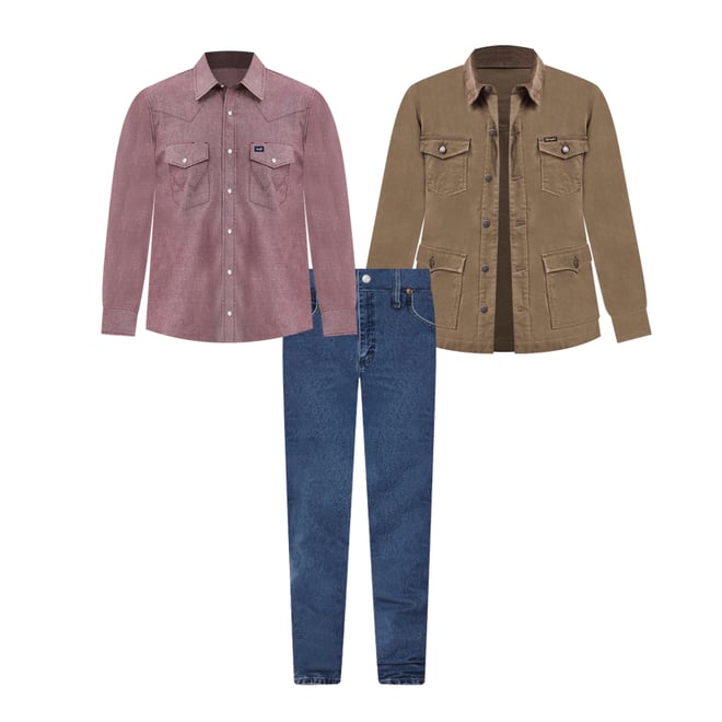 Men's Western Lined Canvas Barn Coat in Morel
