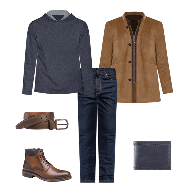 取寄) ジョンストン&マーフィー メンズ ハンドステイン ベルト