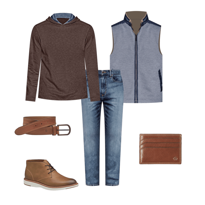 Men's Reversible Vest | Johnston & Murphy