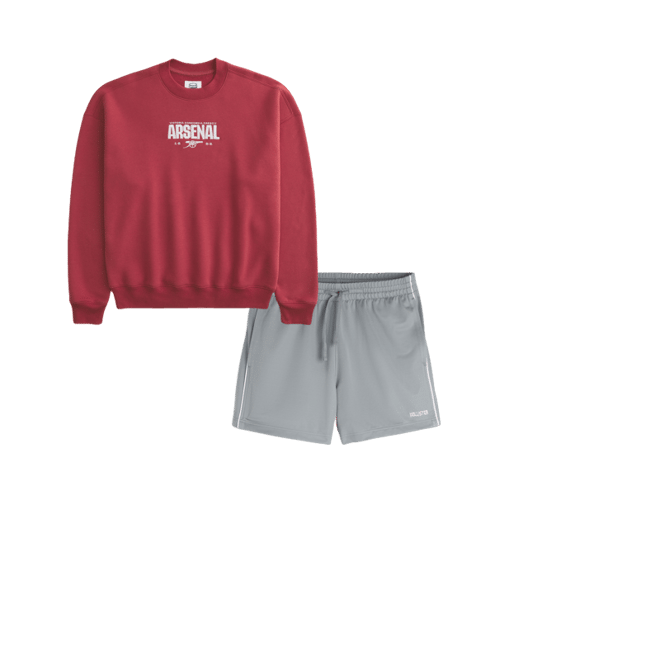 Boxy Arsenal FC Graphic Crew Sweatshirt