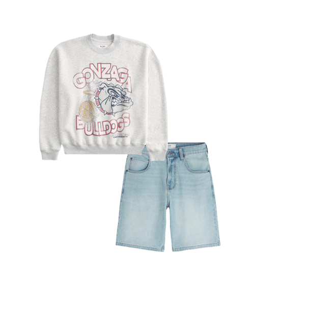 Gonzaga Bulldogs Graphic Crew Sweatshirt