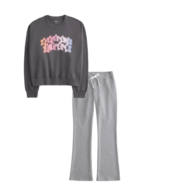 Easy Logo Graphic Crew Sweatshirt