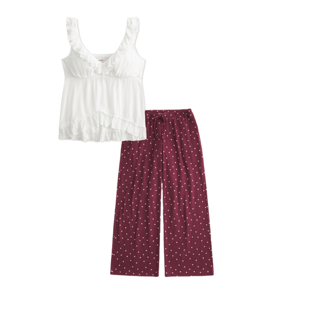 Cozy Ribbed Wide-Leg Pants