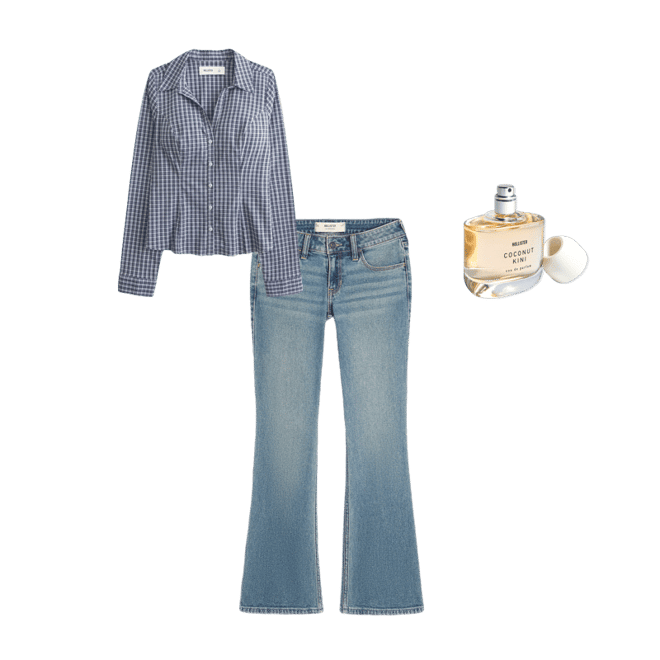 Stretch Poplin Button-Through Shirt